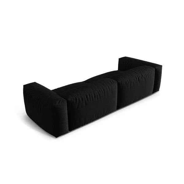 Czarna sofa modułowa 320 cm Martina – Micadoni Home-image-3