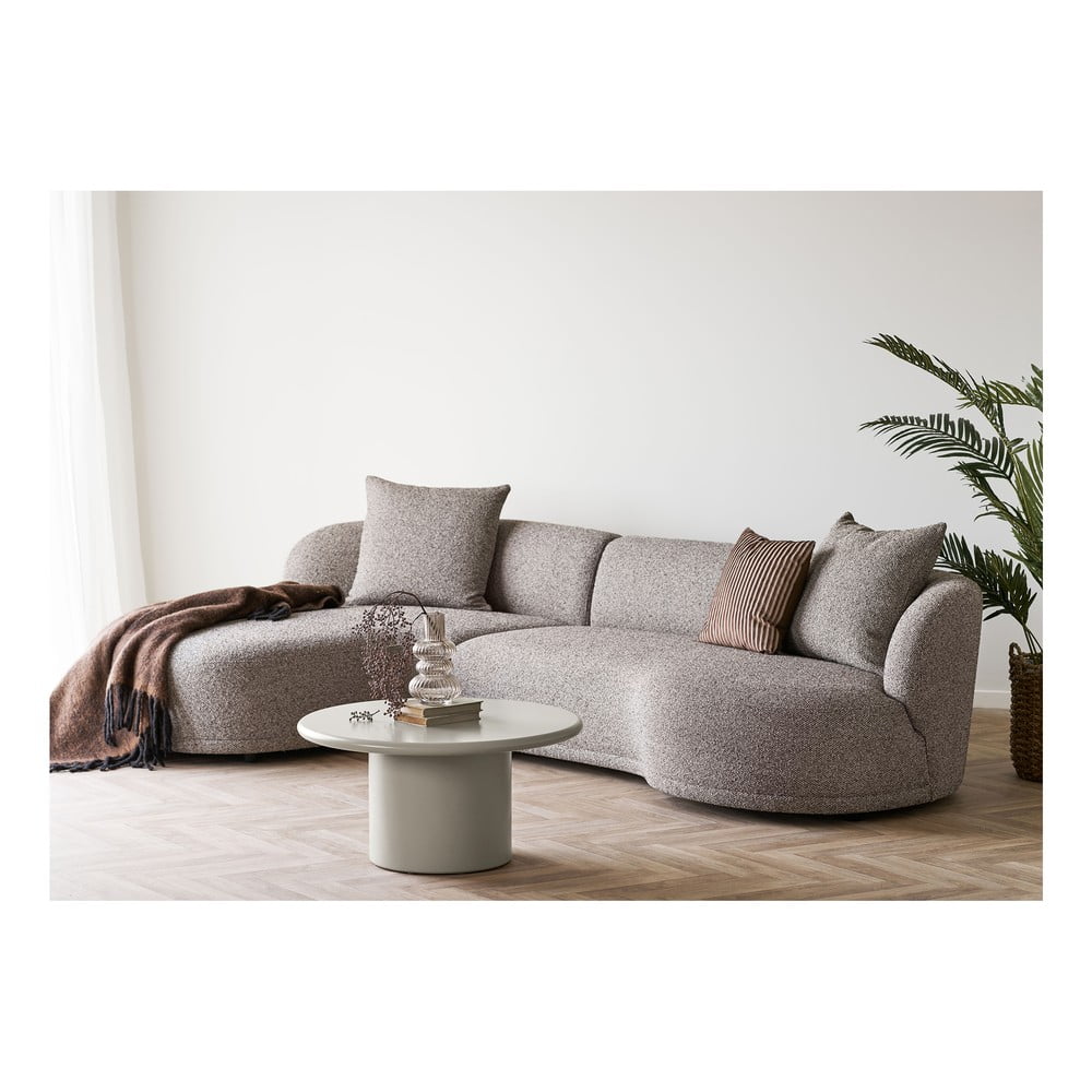 Kremowy okrągły stolik ø 80 cm Nagano – House Nordic (zdjęcie 4)