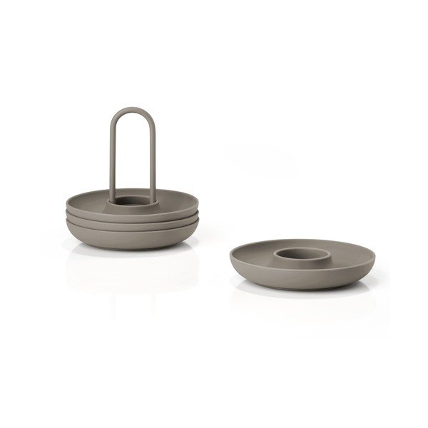 Metalowe kieliszki na jajka zestaw 4 szt. Singles – Zone