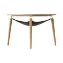 Okrągły stolik z litego drewna dębowego ø 80 cm Hang Out – UMAGE