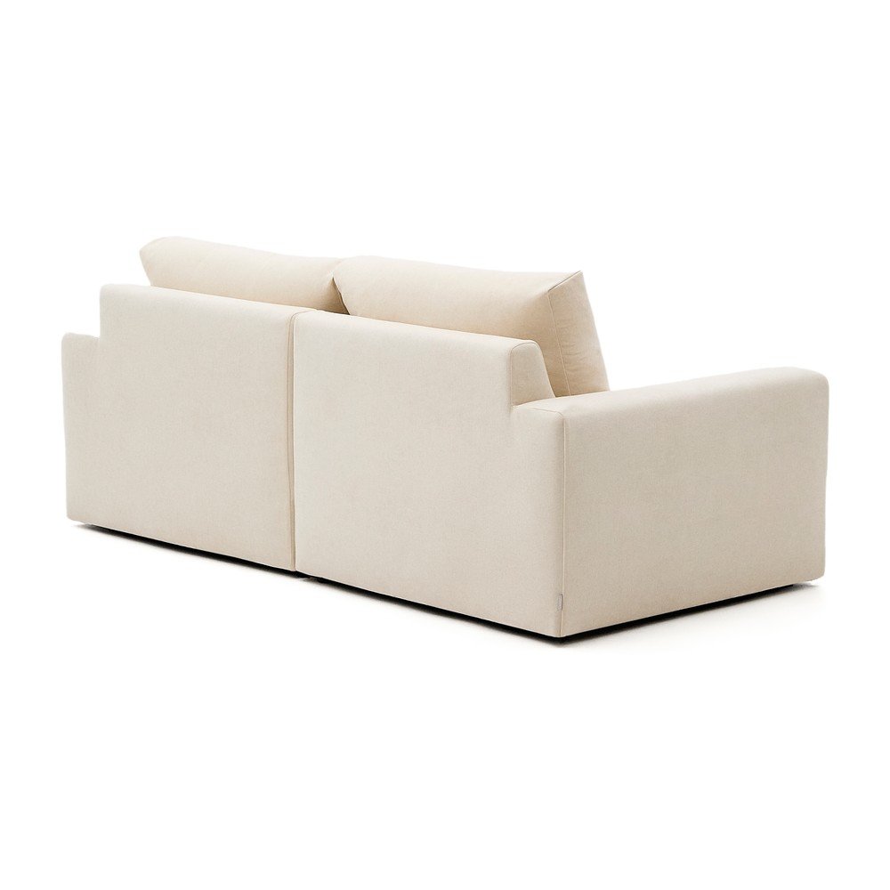 Beżowa sofa z tkaniny szenilowej 220 cm Alea – Kave Home (zdjęcie 6)