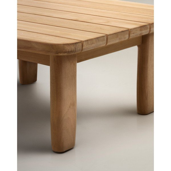 Stolik ogrodowy z litego drewna tekowego 70x70 cm Tirant – Kave Home-image-4