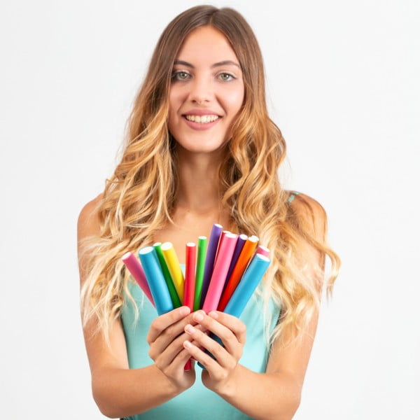 Komplet 42 piankowych papilotów do włosów InnovaGoods-image-4