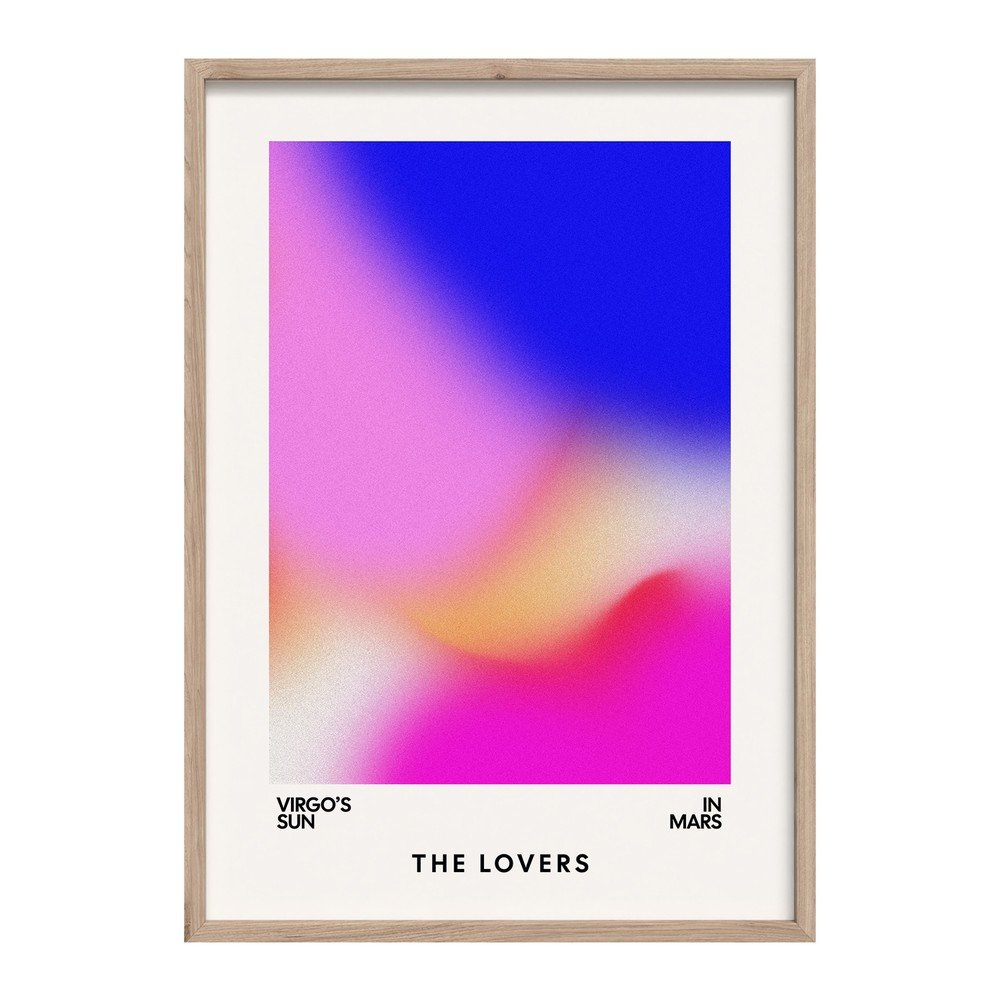 Obraz drukowany z ramą w zestawie 50x70 cm Love Flow – Styler