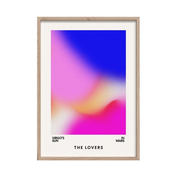 Obraz drukowany z ramą w zestawie 50x70 cm Love Flow – Styler