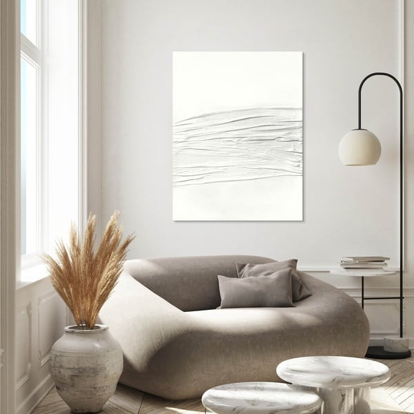 Ręcznie malowany obraz 90x118 cm White Passion – Malerifabrikken-image-1