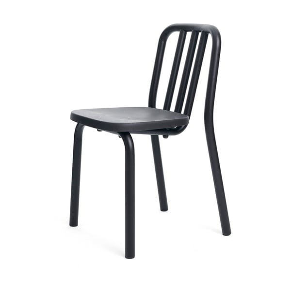 Czarne krzesło Mobles 114 Tube