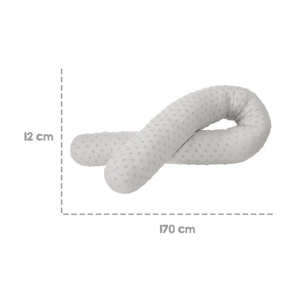Jasnoszara poduszka do karmienia Lil Planet – Roba-image-4
