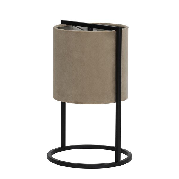 Czarno-beżowa lampa stołowa (wysokość 35 cm) Santos – Light & Living-image-2
