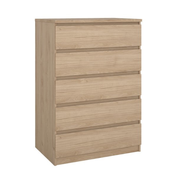 Komoda w dekorze dębu w naturalnym kolorze 77x111x50 cm Naia – Tvilum-image-2