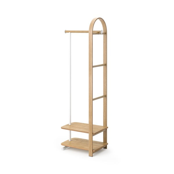 Zestaw do przedpokoju z litego drewna jesionowego w naturalnym kolorze 37x167x54 cm Bellwood – Umbra-image-3