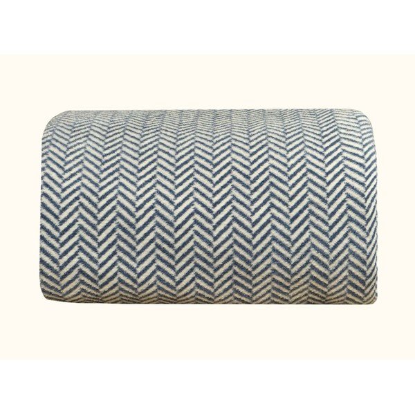 Biało-ciemnoniebieska narzuta na łóżko dwuosobowe 200x220 cm Twin – Oyo Concept-image-3