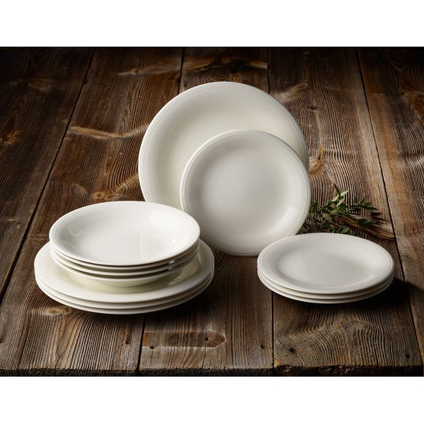 Biały porcelanowy talerz deserowy Villeroy & Boch Like Color Loop, ø 21,5 cm-image-2