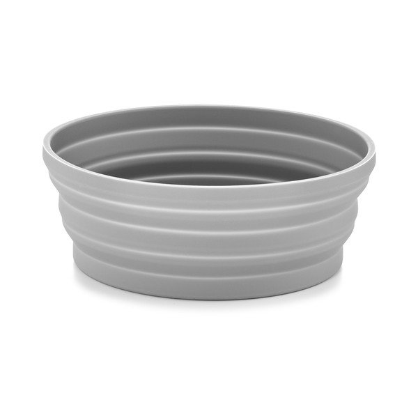 Silikonowa składana miska podróżna dla psów ø 15,5 cm Piega Slate – MiaCara