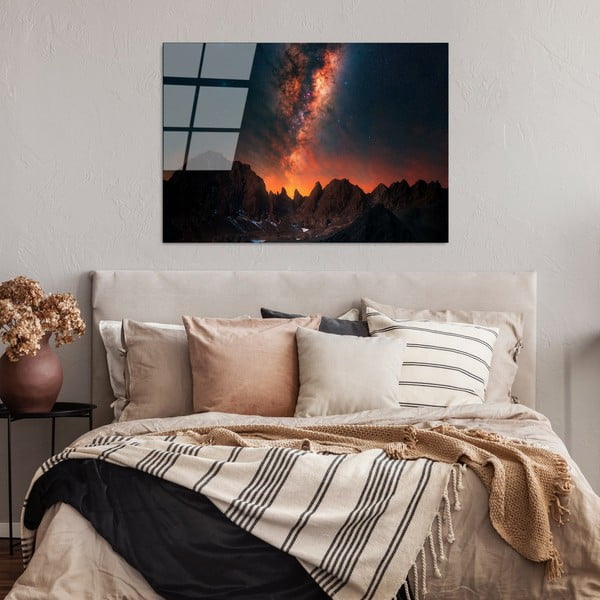 Szklany obraz 100x70 cm Night Sky – Wallity-image-1