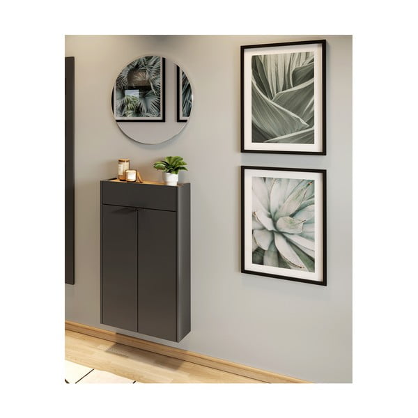 Antracytowy zestaw do przedpokoju Ameca – Germania-image-2