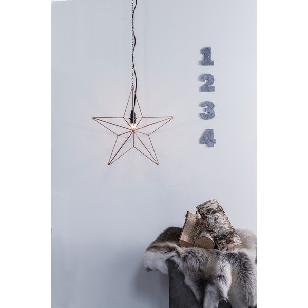 Dekoracja świetlna w kolorze miedzi Markslöjd Tjusa, ø 42 cm-image-3