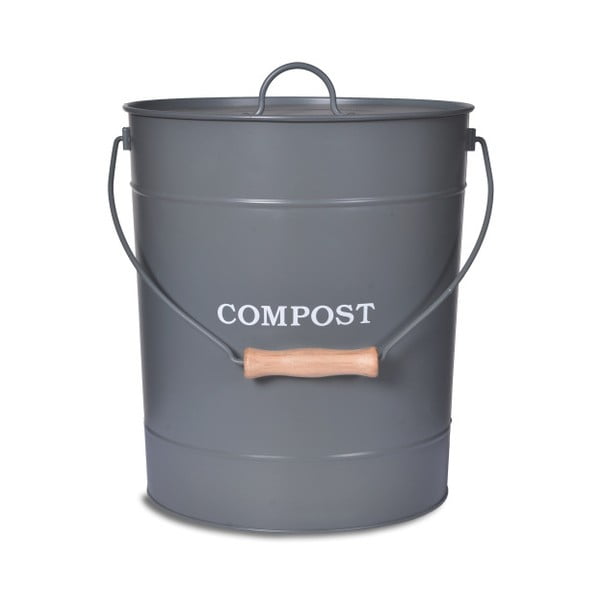 Szary kompostownik Garden Trading Compost Bucket, 10 l