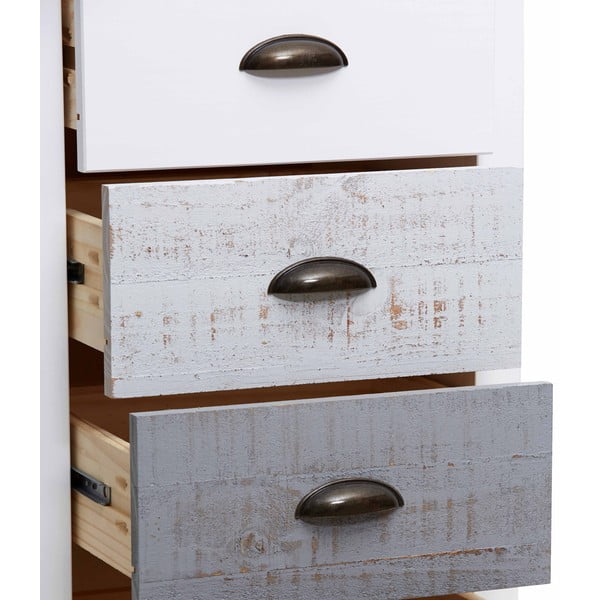 Biało-szara szafka nocna Marckeric Romantica-image-1