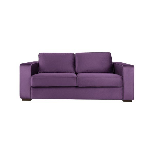 Fioletowa sofa 3-osobowa Cosmopolitan Design Denver-image-1