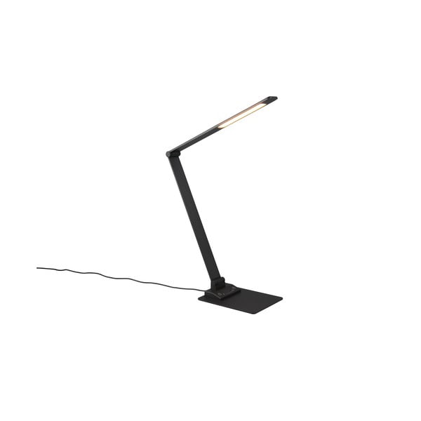 Czarna lampa stołowa LED ze ściemniaczem (wys. 72 cm) Travis – Trio