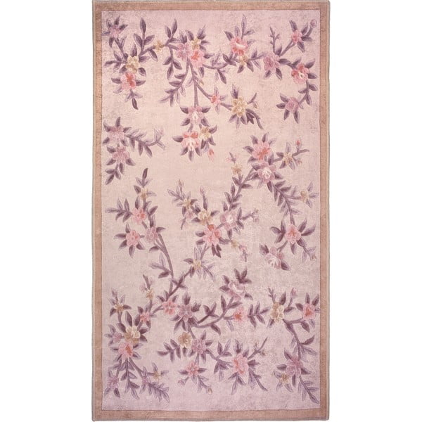 Jasnoróżowy dywan odpowiedni do prania 180x120 cm – Vitaus