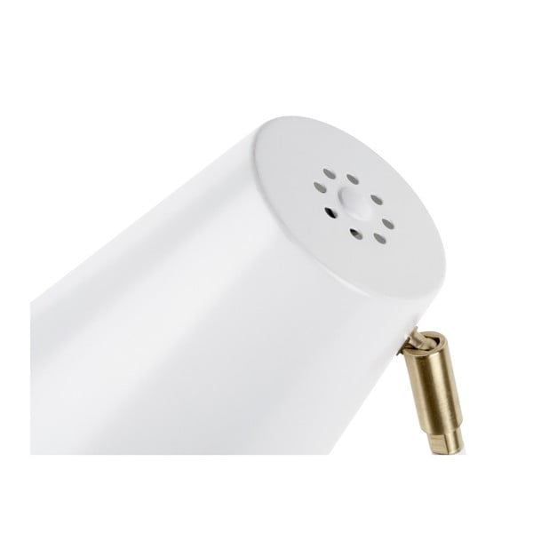 Biała lampa stołowa z detalami w kolorze złota Leitmotiv Noble-image-2