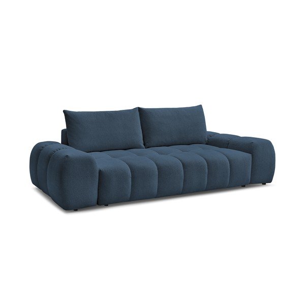Ciemnoniebieska sofa z tkaniny szenilowej 278 cm Everest – Bobochic Paris-image-3