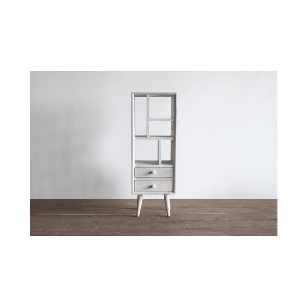 Biblioteczka Preston Rustic White-image-4