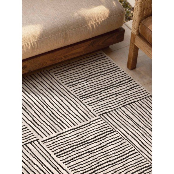 Czarny/kremowy dywan odpowiedni na zewnątrz 160x230 cm Haringey Nightingale – Ted Baker-image-2