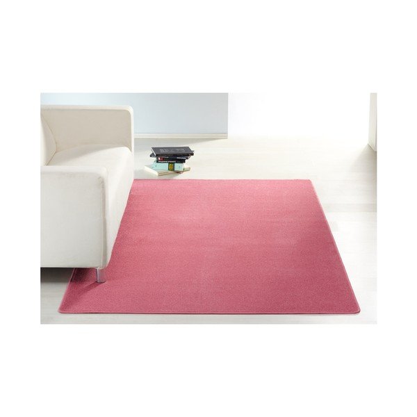 Różowy dywan Hanse Home Nasty, 133 x 133 cm-image-1
