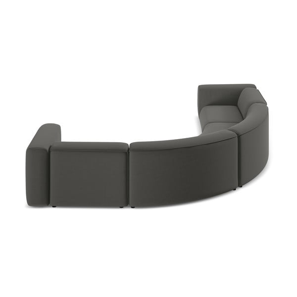 Szary aksamitny narożnik Ekahi – Makamii-image-4