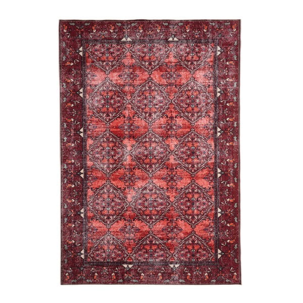 Czerwony dywan Floorita Bosforo, 80x150 cm