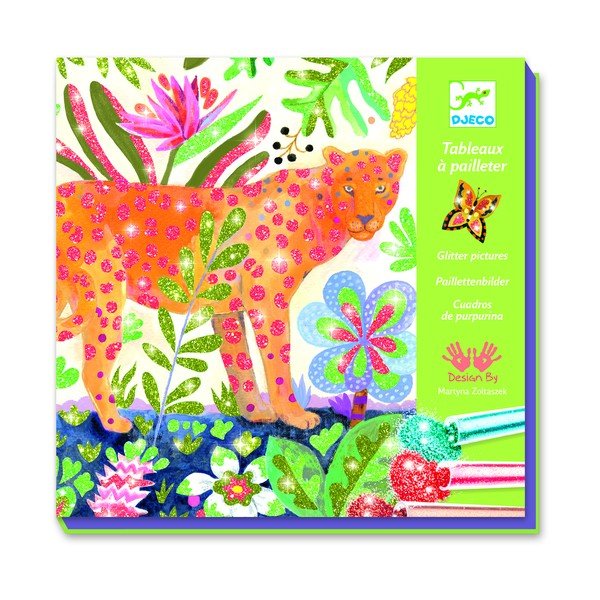 Zestaw artystyczny do zabawy z piaskiem Djeco Tropical Animals-image-1
