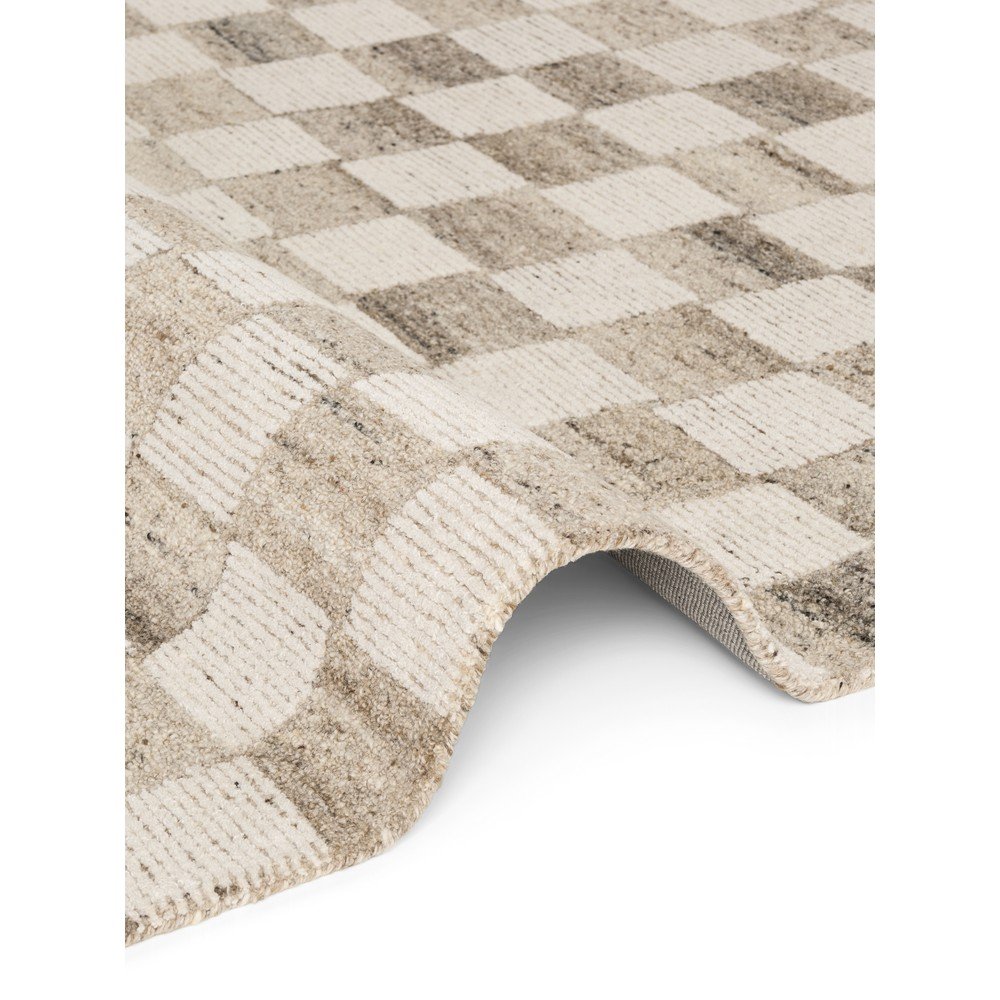 Kremowy wełniany dywan tkany ręcznie 200x300 cm Boho 1.0 Quadra – Vikosa (zdjęcie 9)