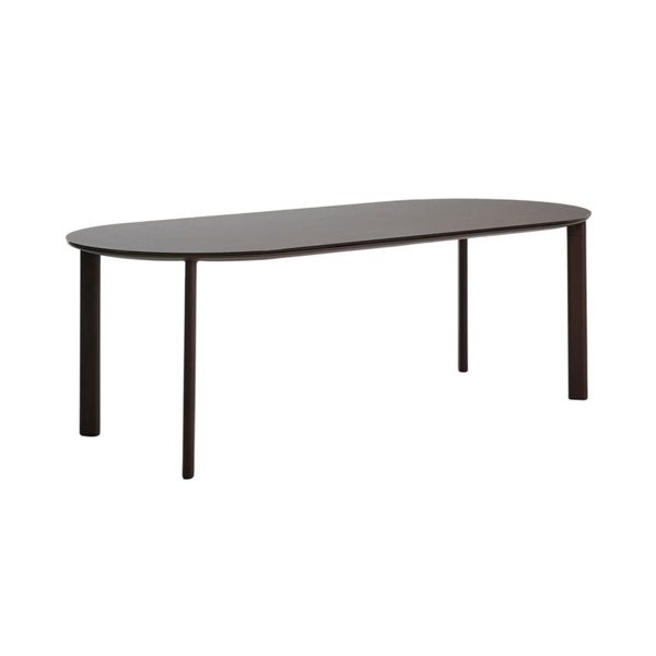 Stół ogrodowy ze szklanym blatem 100x230 cm Erice – Kave Home