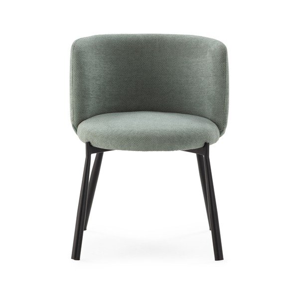 Miętowe tapicerowane fotele jadalniane zestaw 2 szt. Ginny – MOME-image-2