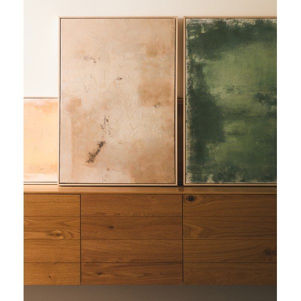 Ręcznie malowany obraz z ramą w zestawie/na płótnie 60x90 cm Selnar – Kave Home-image-2
