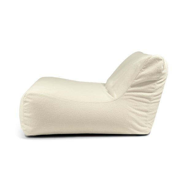 Kremowy worek do siedzenia z materiału bouclé Sofa Lounge – SLOWDOWN-image-3