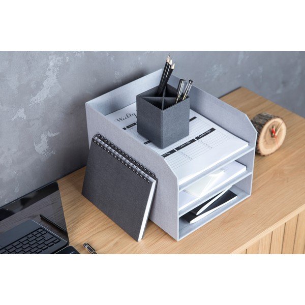 Kartonowy organizer na dokumenty Trey – Bigso Box of Sweden-image-1