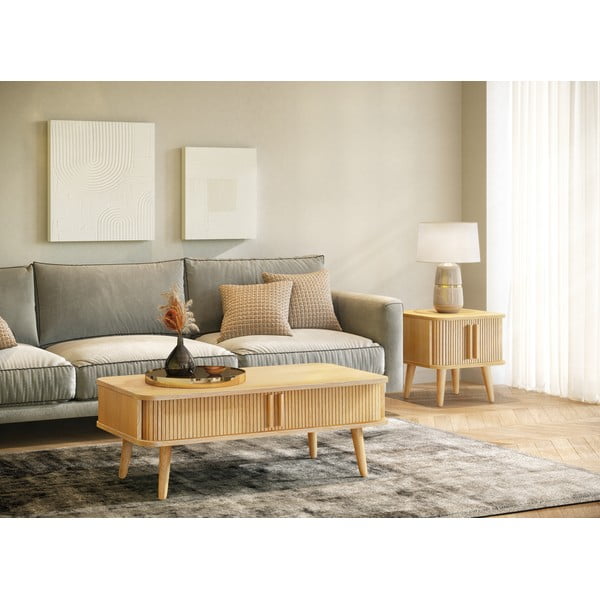 Stolik w dekorze dębu 58x107.5 cm Rove – Woodman-image-1