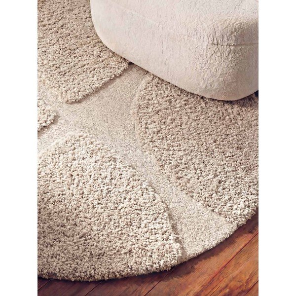 Kremowy okrągły dywan tkany ręcznie ø 200 cm Lambeth Jasper – Ted Baker-image-2