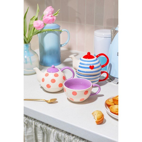 Porcelanowy serwis do herbaty Surprise Cat – Sass & Belle-image-2