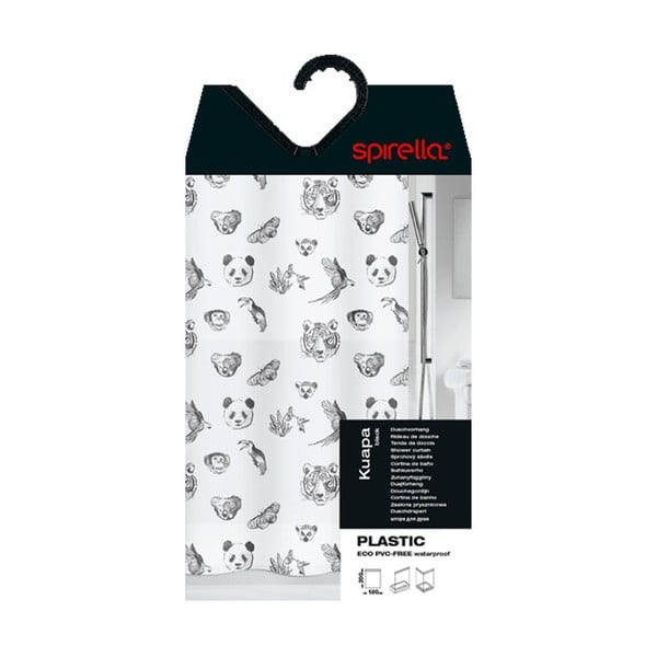 Zasłona prysznicowa 180x200 cm Kuapa – Spirella-image-2