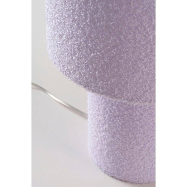 Lawendowa tekstylna lampa stołowa (wysokość 44 cm) Aubra – Jotex-image-4
