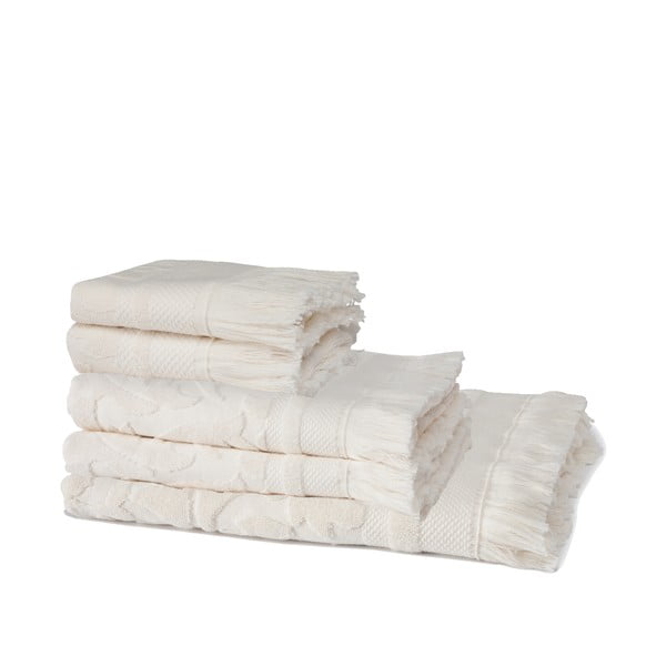 Zestaw 5 ręczników Grace Cream