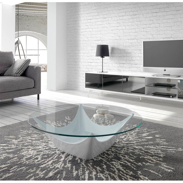 Stolik TV Ángel Cerdá Lacquered Grey-image-1