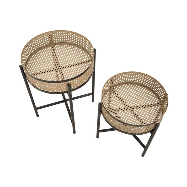 Okrągłe stoliki zestaw 2 szt. ø 40 cm Fuji – Mauro Ferretti-image-3