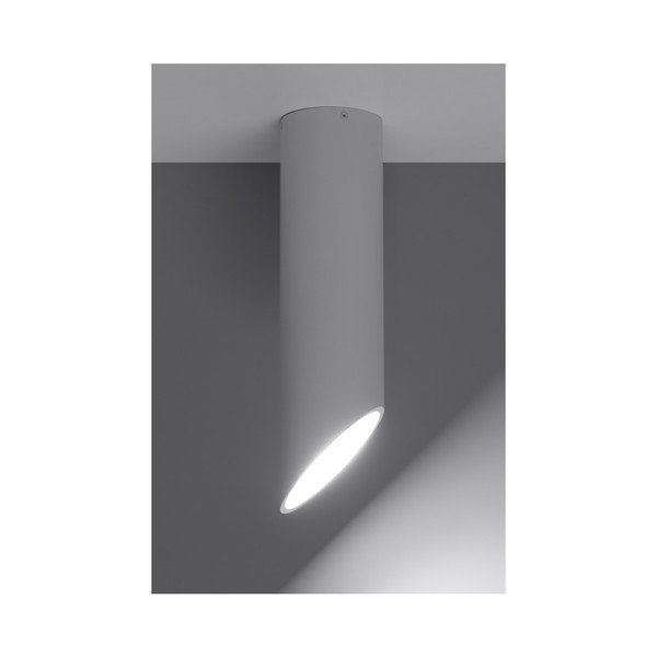 Biała lampa sufitowa Sollux Nixon, długość 40 cm-image-1