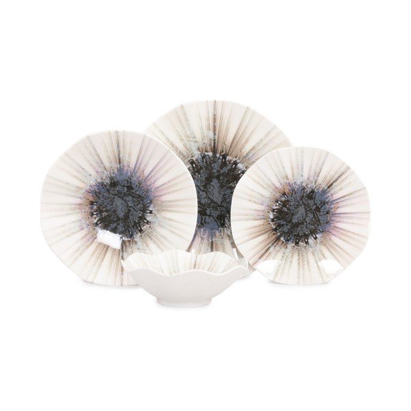 Porcelanowy zestaw talerzy 24 szt. – Hermia